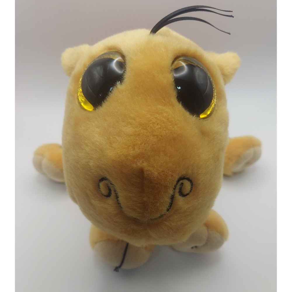 TY Jamal‎ Camel Plush Big Eyes Tan Brown Stripes Stuffed Animal Toy Kids 7 inch